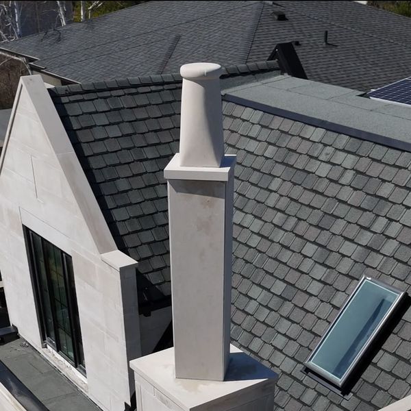Aerial of the Modern Tudor Revival